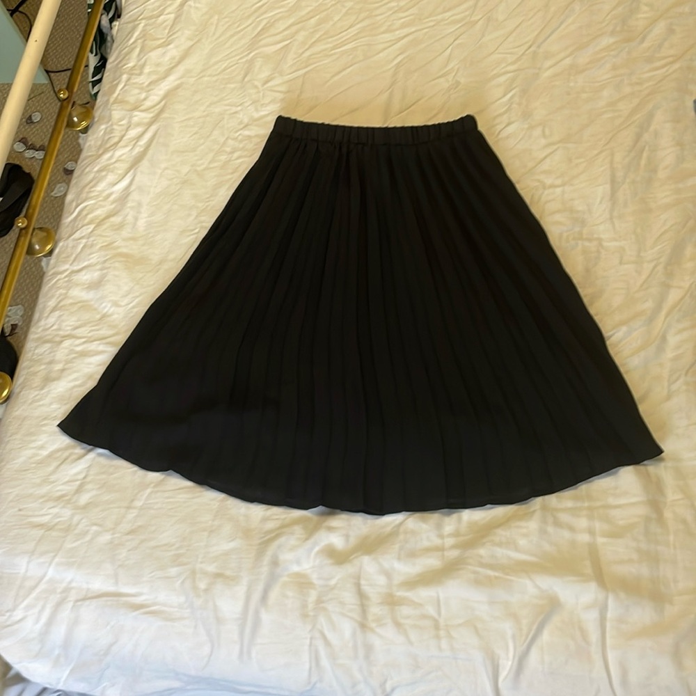 Black Midi Skirt H&M